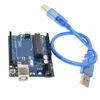 UNO R3 MEGA328P ATMEGA16U2 Development Board Develope Kit Microcontroller with USB Cable for Robot Smart Car