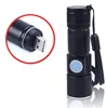 Promotion new electronics police mini military tactical handbag pocket usb led torch key chain flashlight rechargeable