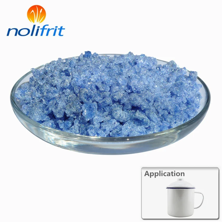 white titanium frit enamel