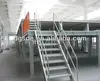 Mezzanine multi level steel floor platform system