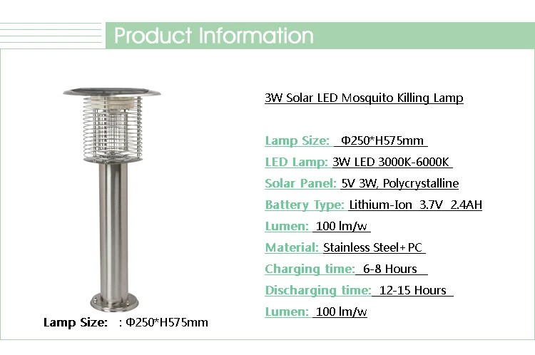 product-ALLTOP -China suppliers high quality 3 watt led solar mosquito killing lamp-img-1