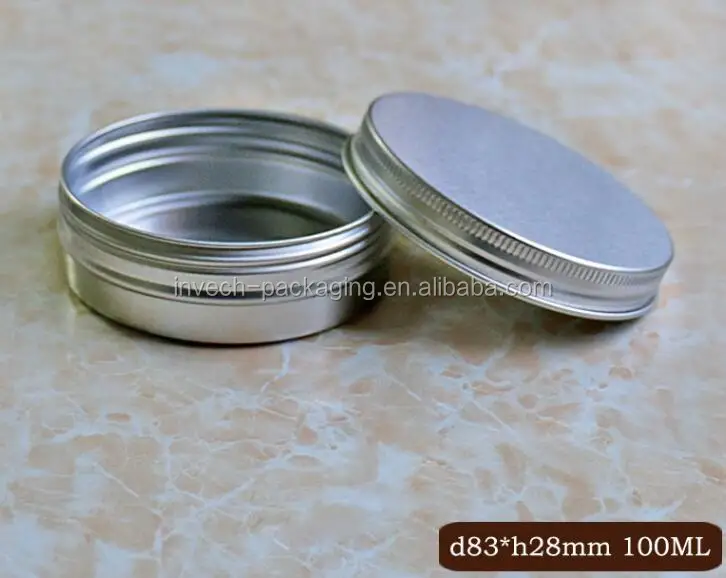 Embossed Aluminium Jar,Flat Aluminum Tin Box,Bulk Aluminum Cans 200g