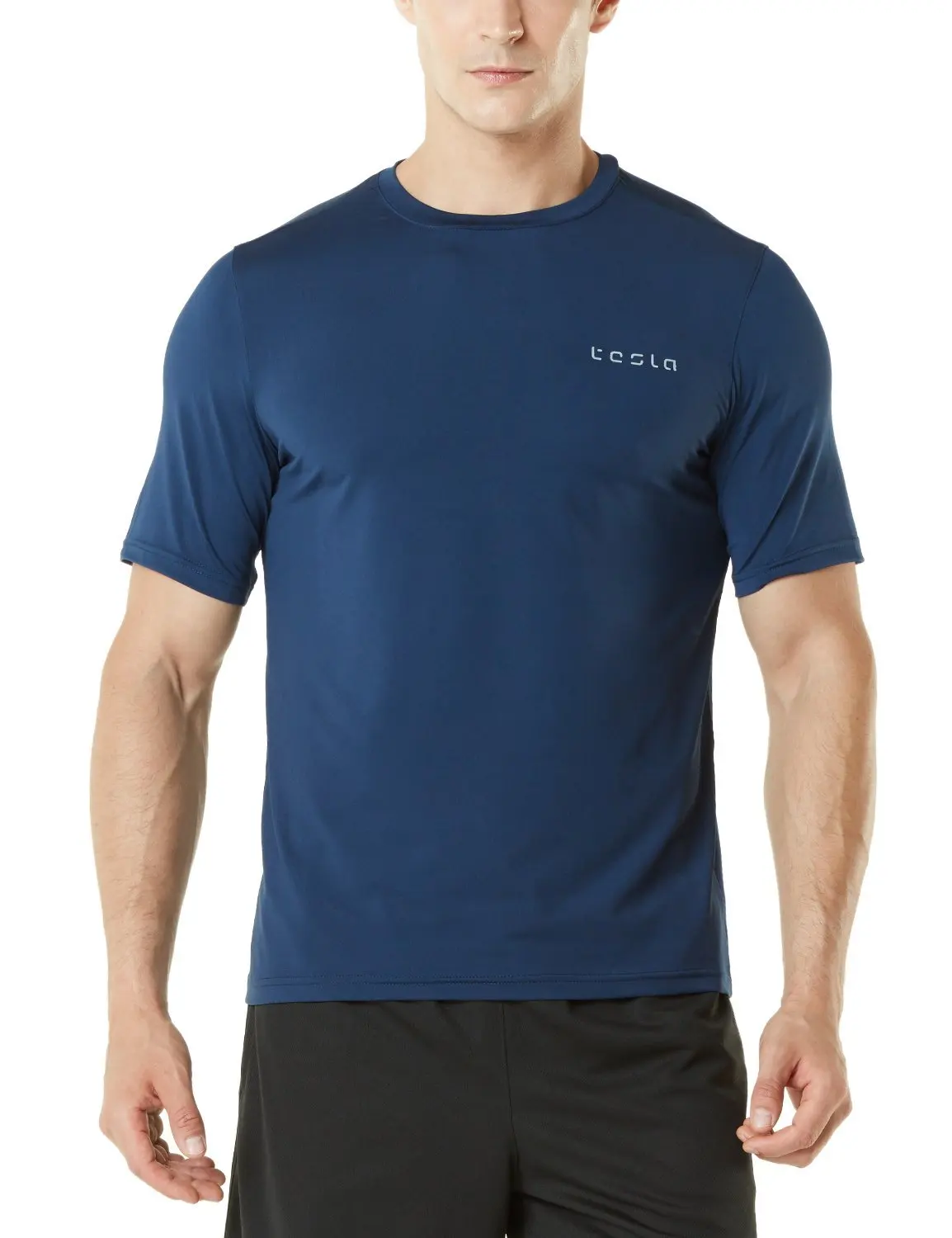 Tesla Men's HyperDri Short Sleeve T-Shirt Athletic Cool Running Top MTS03 / MTS04