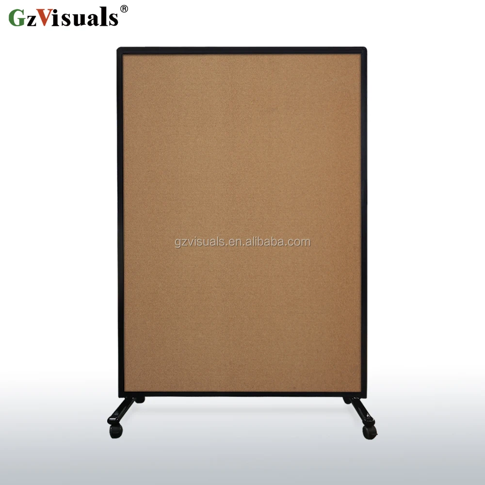 Double Sided Mobile Bulletin Cork Board With Easel Wholesale Board