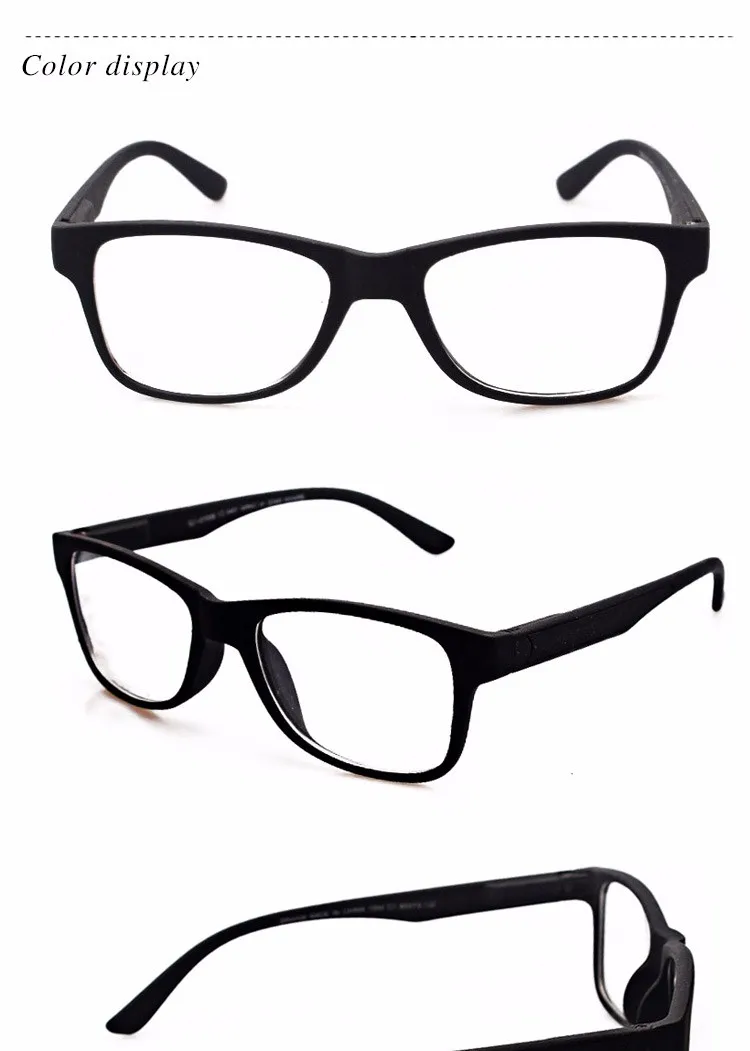 matte black glasses frames