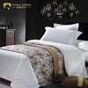 JR604 China Supplier Single Size White Sateen Bed Sheet 100 Cotton