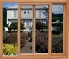China supplier 60 series color pvc sliding windows