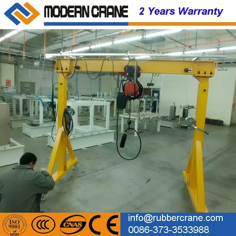 Changyuan Electric Chain Hoist Mini Gantry Crane Buy Electric Chain