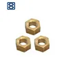 china manufacturer hardware brass hex screw nut with DIN934