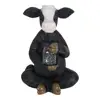 Popular Cow with Firefly Jar Large Statue Glass Indoors Outdoors Solar Light Gardening Resin Craft