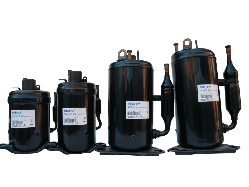 R22 Hitachi Hermetic Ac Rotary Compressor For Air Conditioner Highly