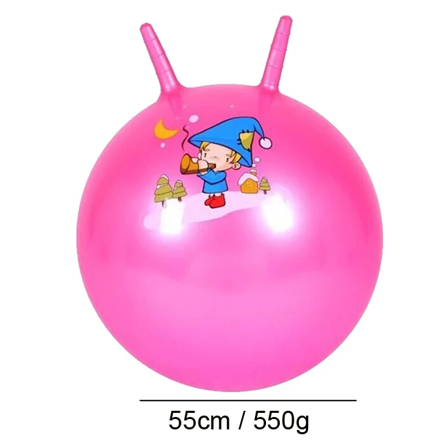55cm For Adult Sit Bounce Bouncy Hopping Jump Ball Pvc Pink Hopper Ball