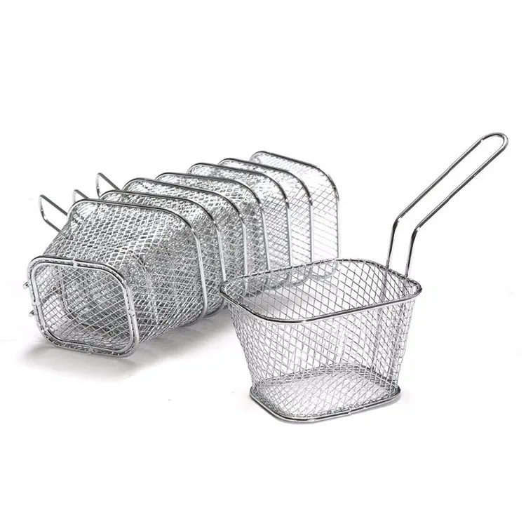 Wholesale Mini Stainless Steel Fryer Serving Food