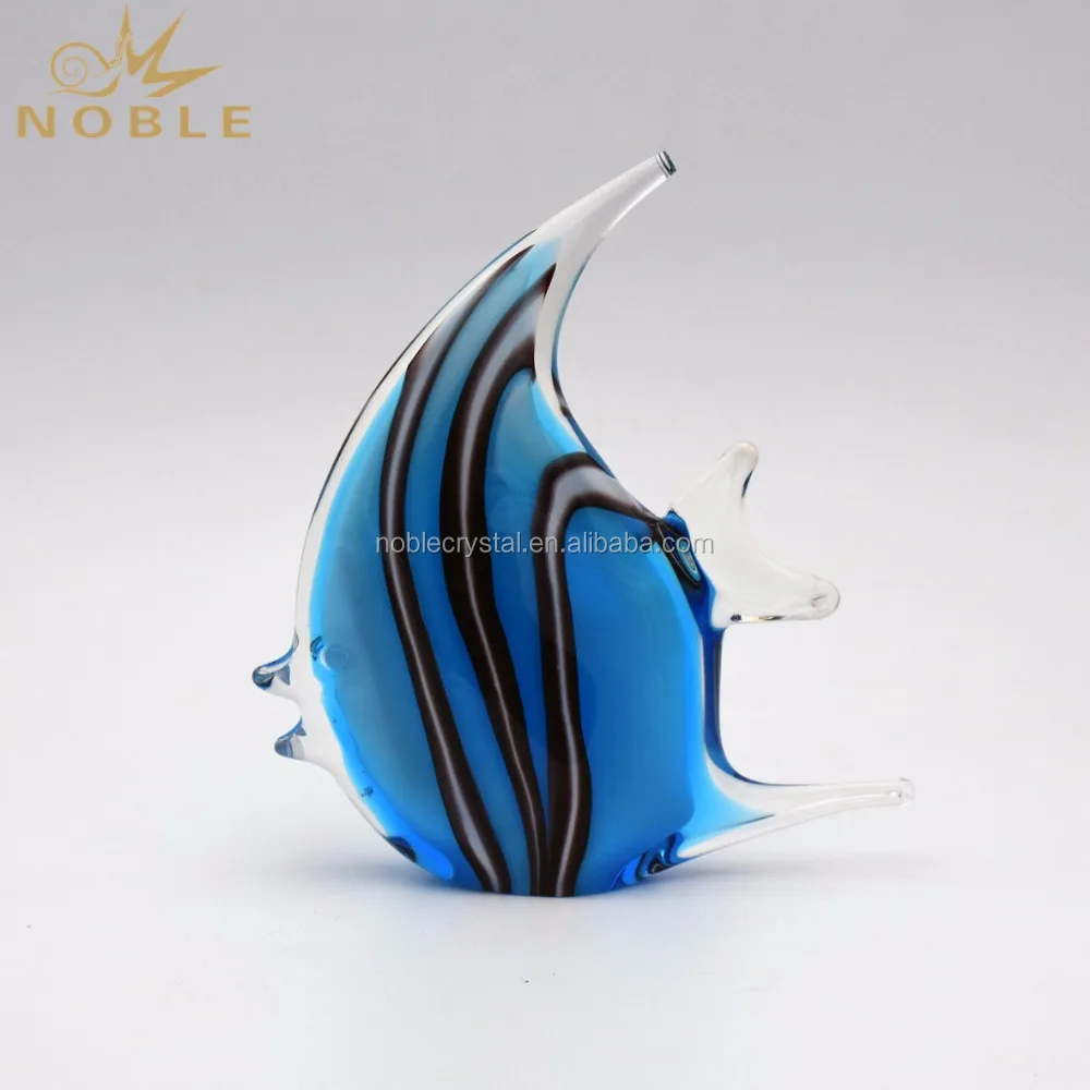 Fish Blue Glass Decoration photo
