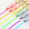 customized logo 6 Bright Colorful Watercolor Dust Free color marker pen for Students Mark Key Knowledge