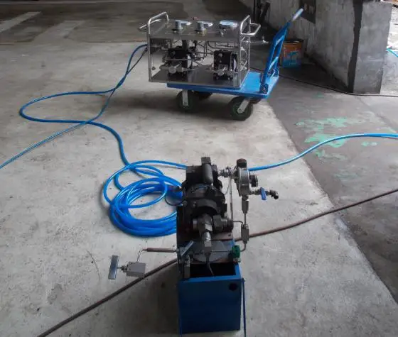 Portable Air Hydraulic Pressure Test Bench