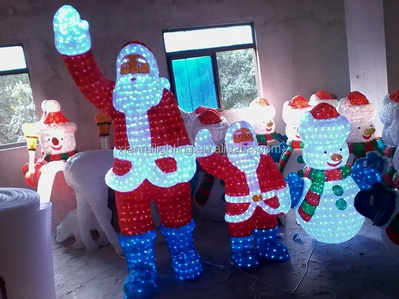 3d light up christmas outdoor decorations santa snowman 3d light up christmas outdoor decorations santa snowman