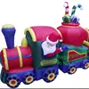 Inflatable Christmas bee train with tree