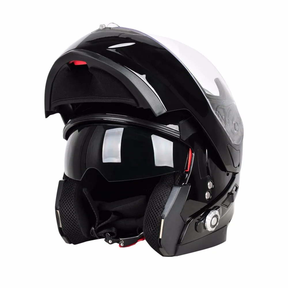 Freedconn Motorcycle Helmet With Builtin Bluetooth And