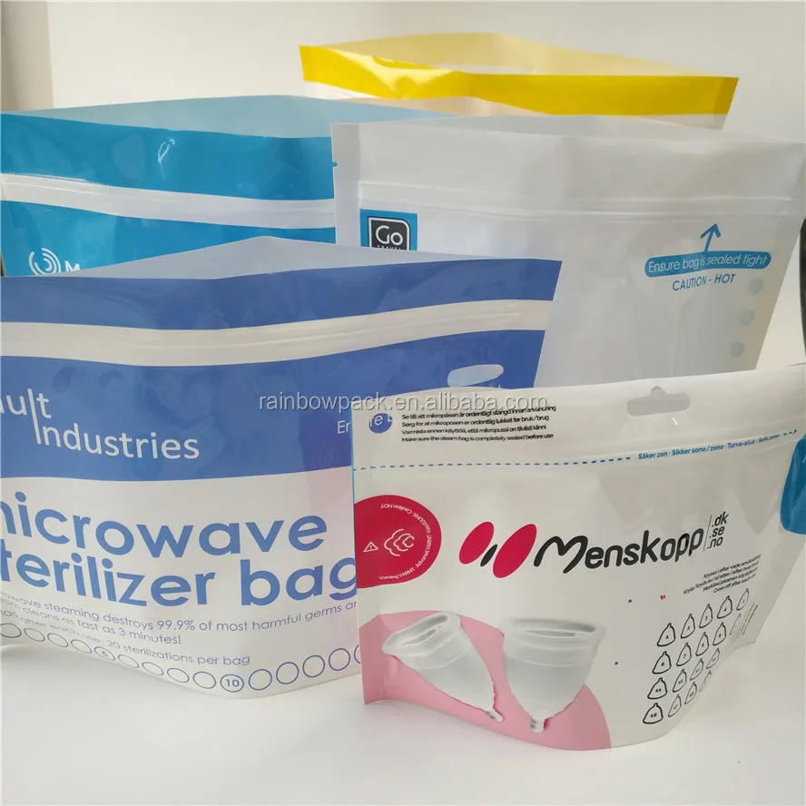 Microwave Bags For Liquid Food/baby Monthly Cup Reusable Zip Lock