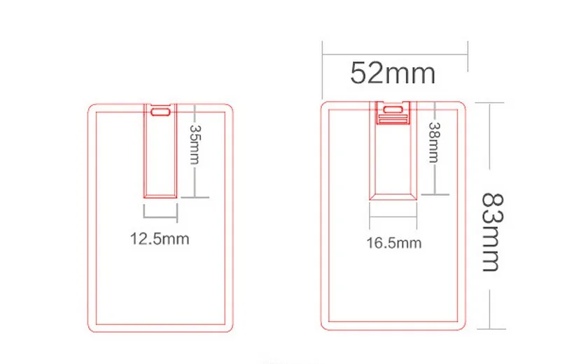 64mb Otg Usb Flash Drive Credit Card Usb Flash Drives Business Card Size Card Usb 2.0 512mb To