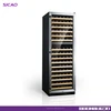 2 Zones Compressor tall wine cooler, glass fridge wine bottle cooler, Kitchen Appliance Fridge