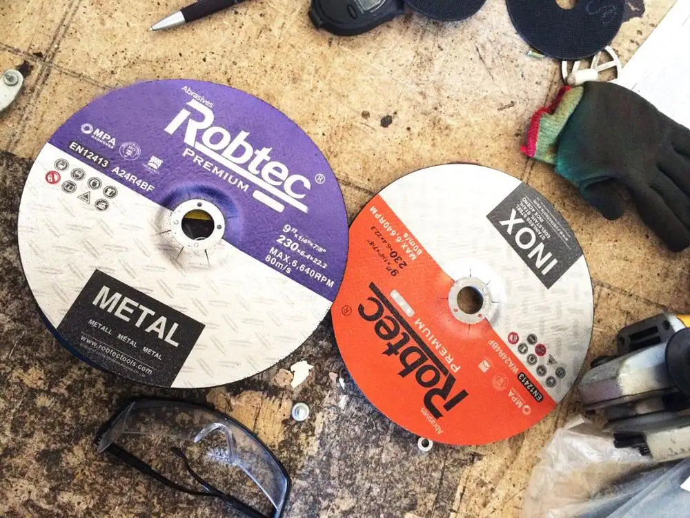 Robtec 9 Inch 230*6.4*22.2mm High Efficient Metal Cutting Wheel