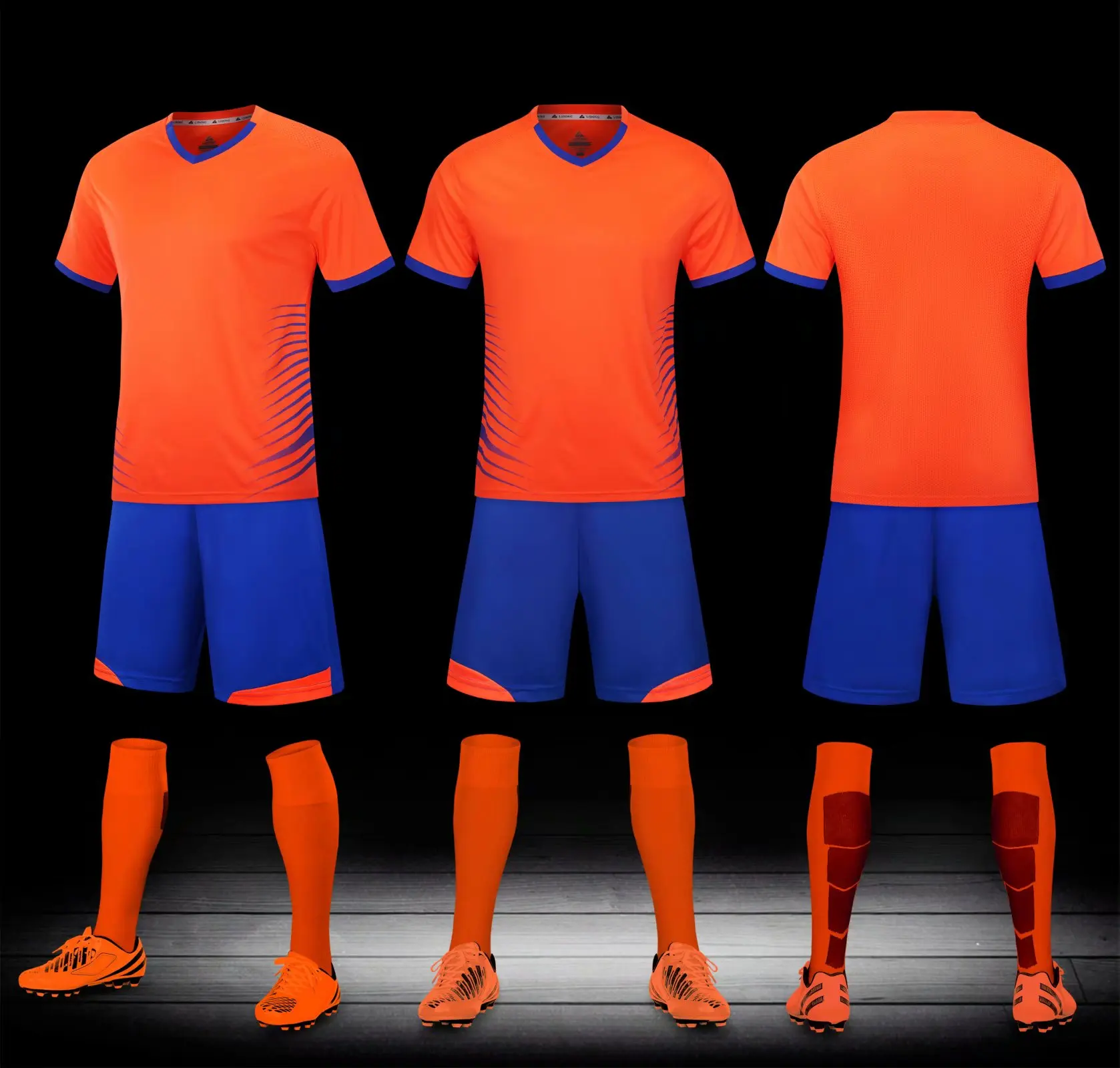 plain orange football jersey