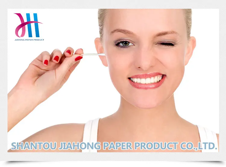Professional Manufacturing Soft And Safe Cotton Swabs Paper Stick