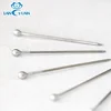 silver head shirt pins for shirt collar packing fixed