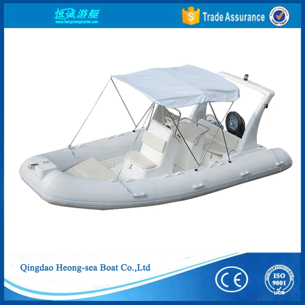 19' certificated inflatable rib boat rib-580 fiberglass