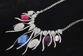 New Arrival Sparkly Cat s Eye Stone Crystal Inlaid Alloy Body Chain Women Collars Necklace Jewelry