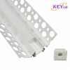 Opal cover Internal Recessed mounted Aluminum extrusion led profile for 10mm drywall strip