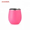 Tulip Shaped Wine Glass Ball And Bubble Stem Stainless Steel Wine Cup By Everich
