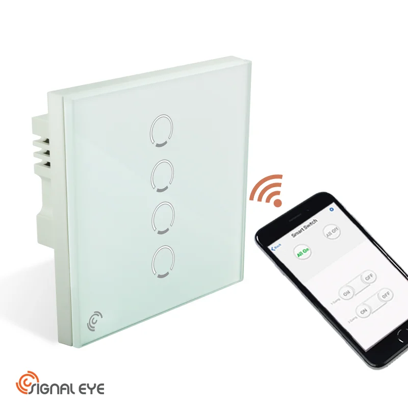 Smart touch light switch схема подключения