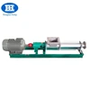 G series stainless steel mono screw pumps with open throat hopper for food industry