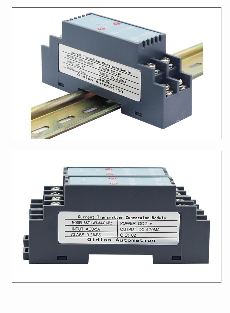 Bsti Ac Current Transmitter Ac010a Input Current Transducer 010v 4