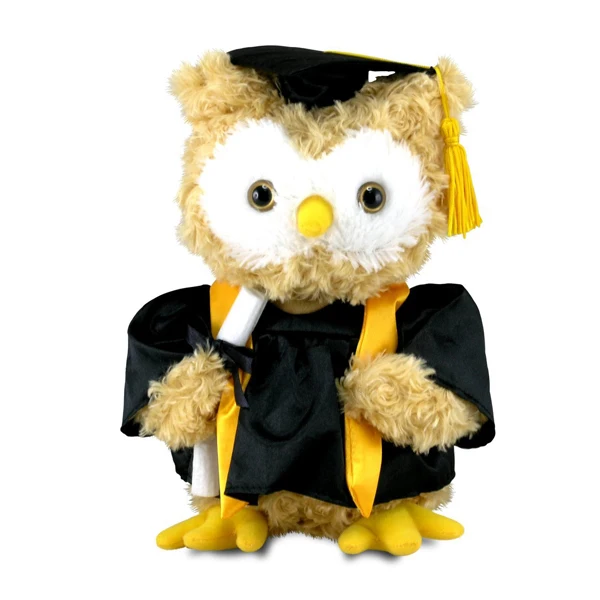 graduation hedgehog plush