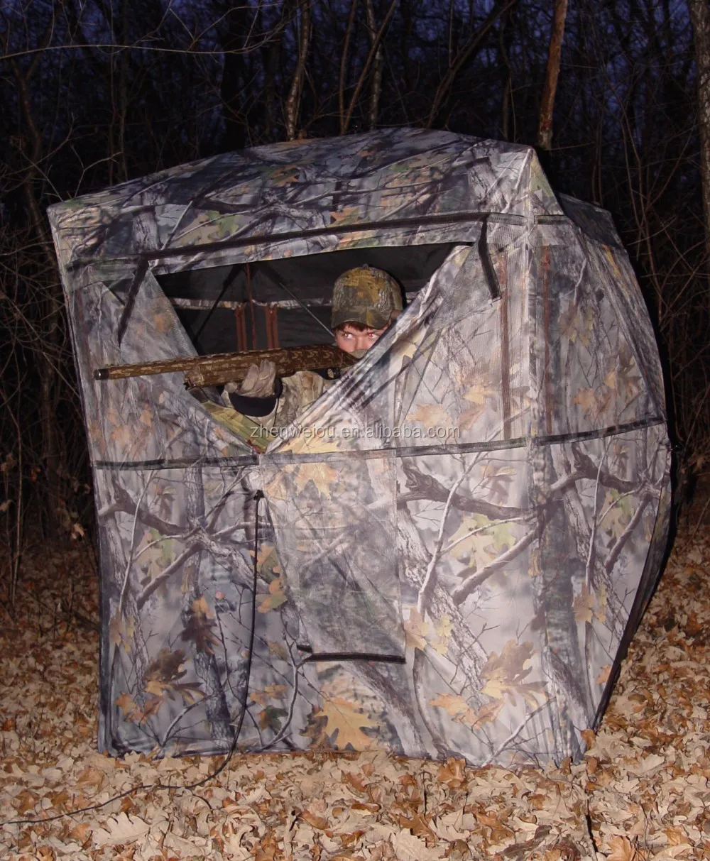 Portable And Compact Design Deer Hunting Blinds With Carrying Backpack