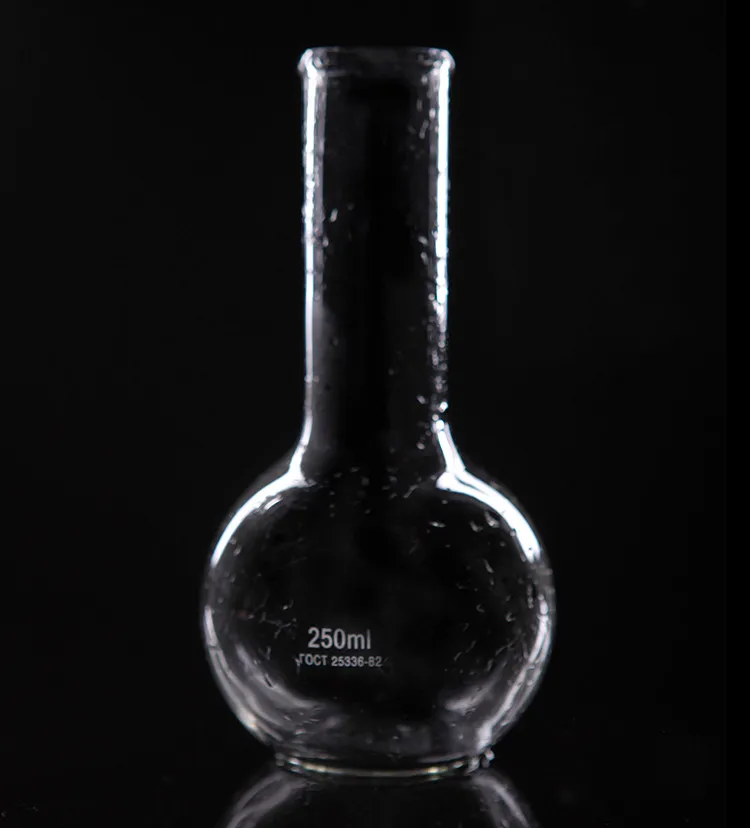 laboratory glassware 250ml conical flask erlenmeyer flask