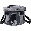 Collapsible Bucket with Lid Aquarium Water Change Pail Outdoor Water Storage Container for Camping, Hiking, Gardening