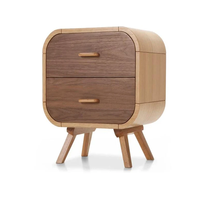 Scandianvian round small size nightstand nighttable sale