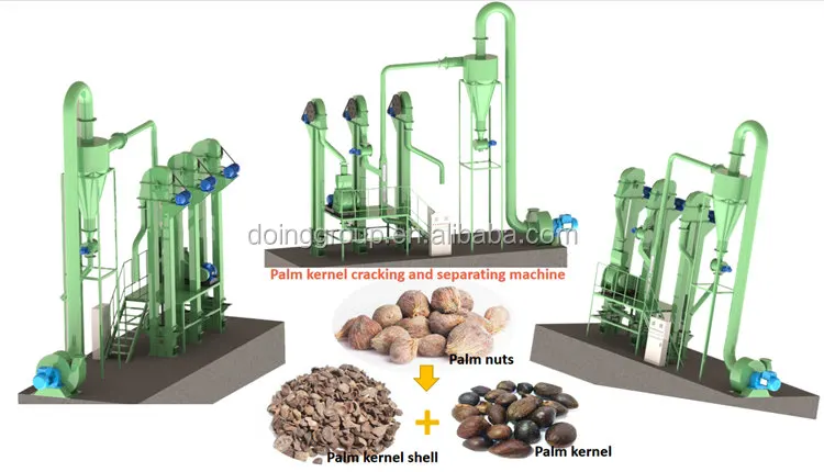 Hot selling palm kernel cracker and separator system to separate kernel from palm kernel shell