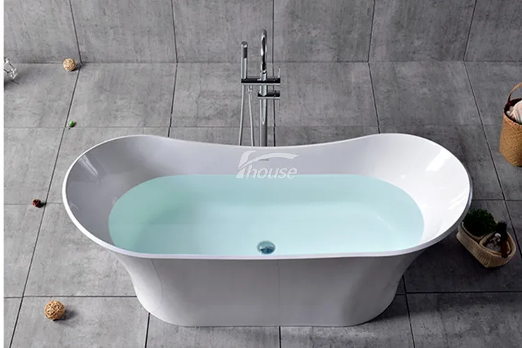 New Design Artificial Stone Bathtub Bathroom Bathrub Freestanding