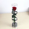 31cm long stem factory Customized 50 Colors PVC Box Preserved Roses With Stem