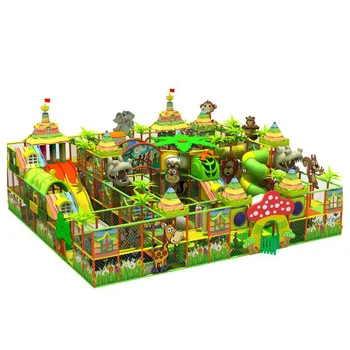 3 Level Popular Commercial Forest Theme Kids Indoor Playground - Buy 