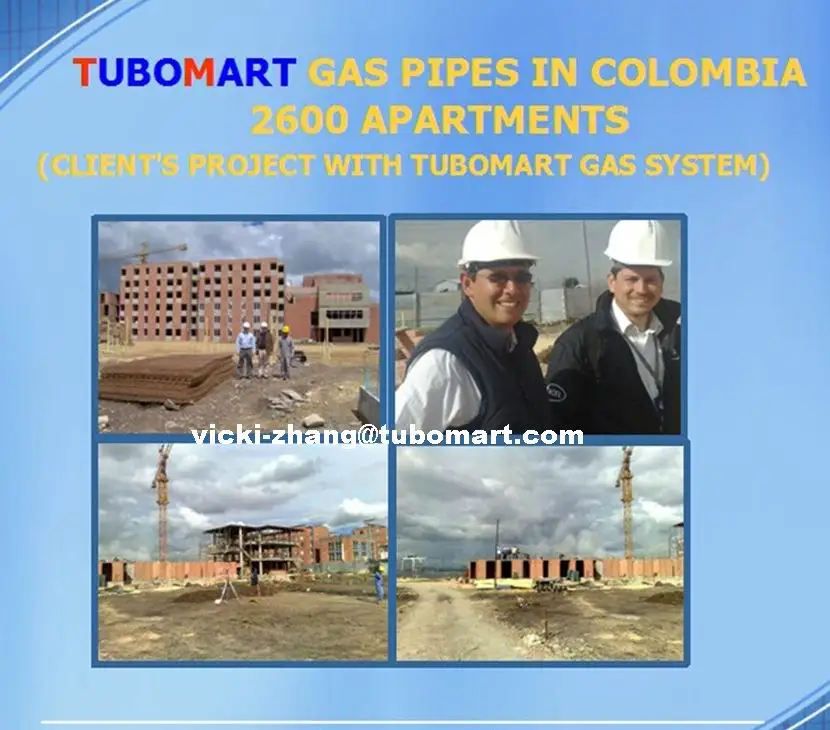 Natural Gas Pipe System16 Flexible Natural Gas Plastic Pipe Pe Al Pe