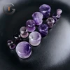 Double Flare Faceted Amethyst Stone Saddle Plugs Ear Plugs And Tunnels