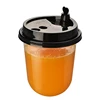 360 ml U shape PP plastic bubble tea cup
