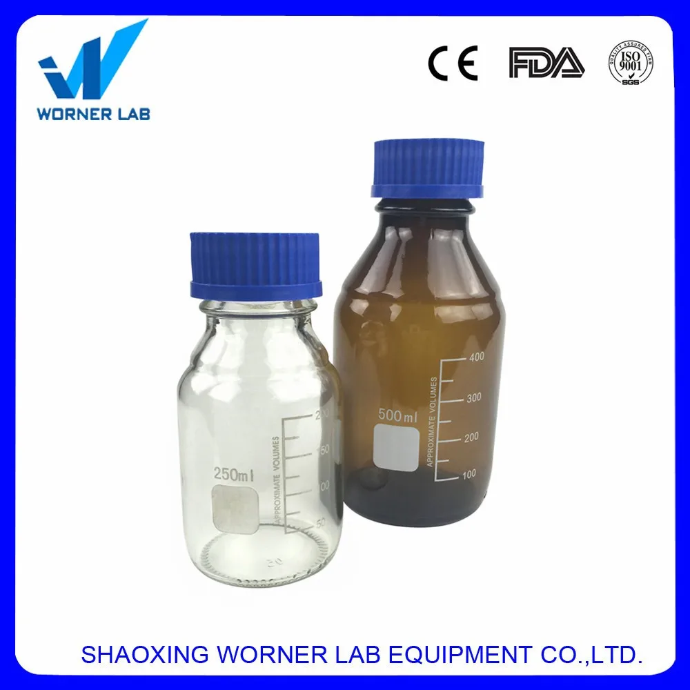 Manufacturer Direct Erlenmeyer Glass Flask Bottles Wide Neck With